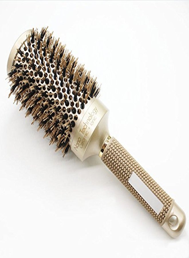 BeiHCain Gold Hair Brush Set - Durable Thermal Aluminum Tube Professional Styling Brush, Curling Boar Bristle Brush for Women - Image 3